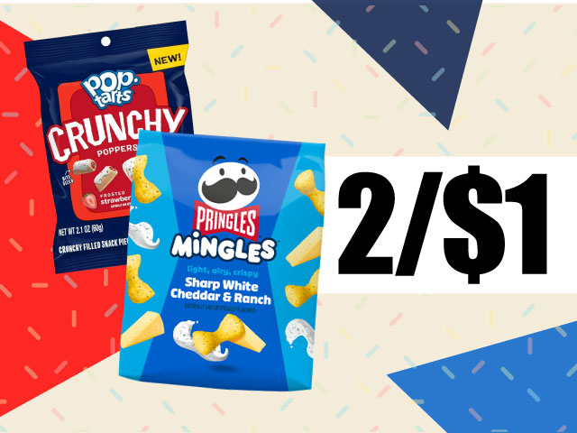 PRINGLES MINGLES & POP TARTS CRUNCHY POPPERS