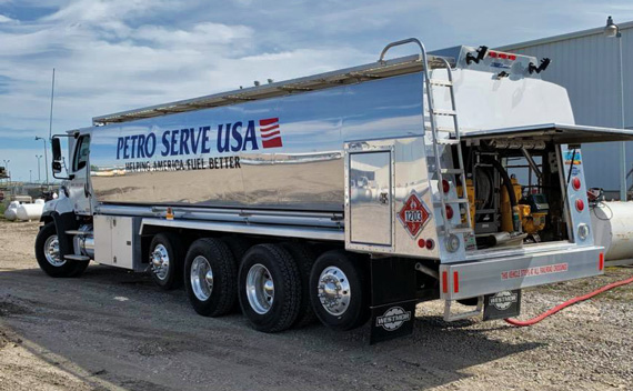 Petro Servce USA fuel truck