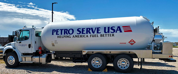 Petro Servce USA propane truck